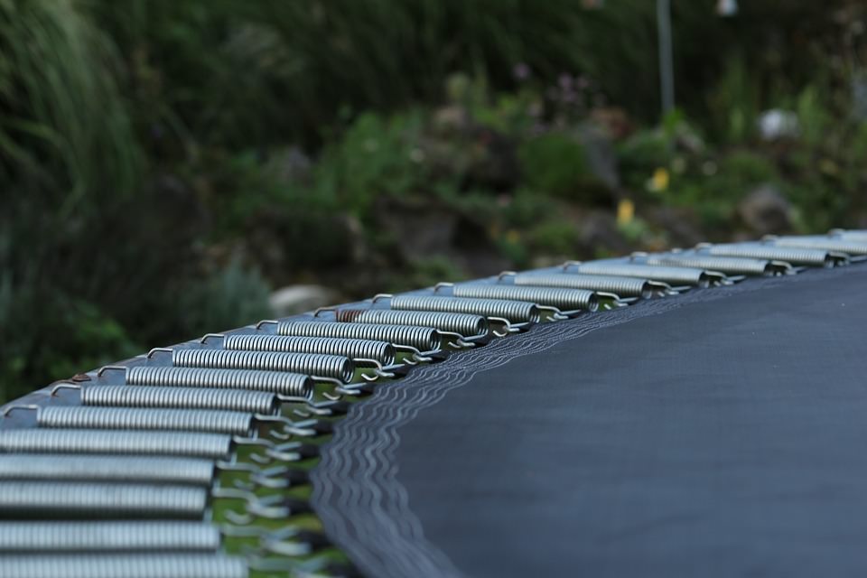 Extension Spring Design on a Trampoline Extension Spring Design on a Trampoline